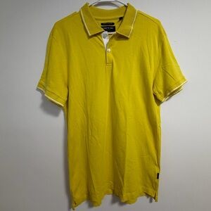 Kenneth Cole Vibrant Yellow Polo Shirt-fitted